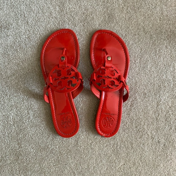 Tory Burch Shoes - Red women’s Tory Burch Miller sandals